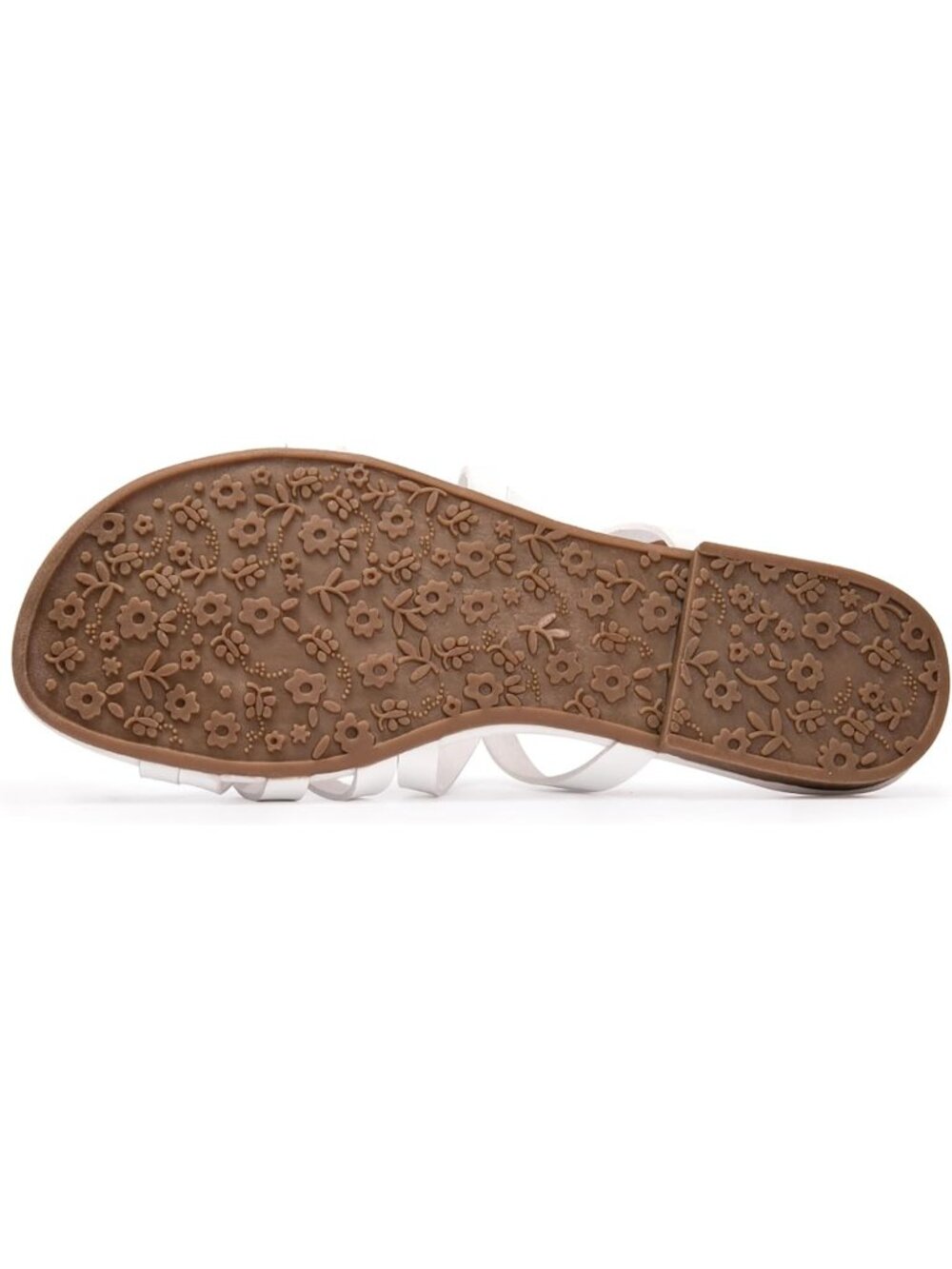 Women's White Summer Comfortable Casual Elastic Strap Open Toe Flats Sandals - Picture 3 of 6